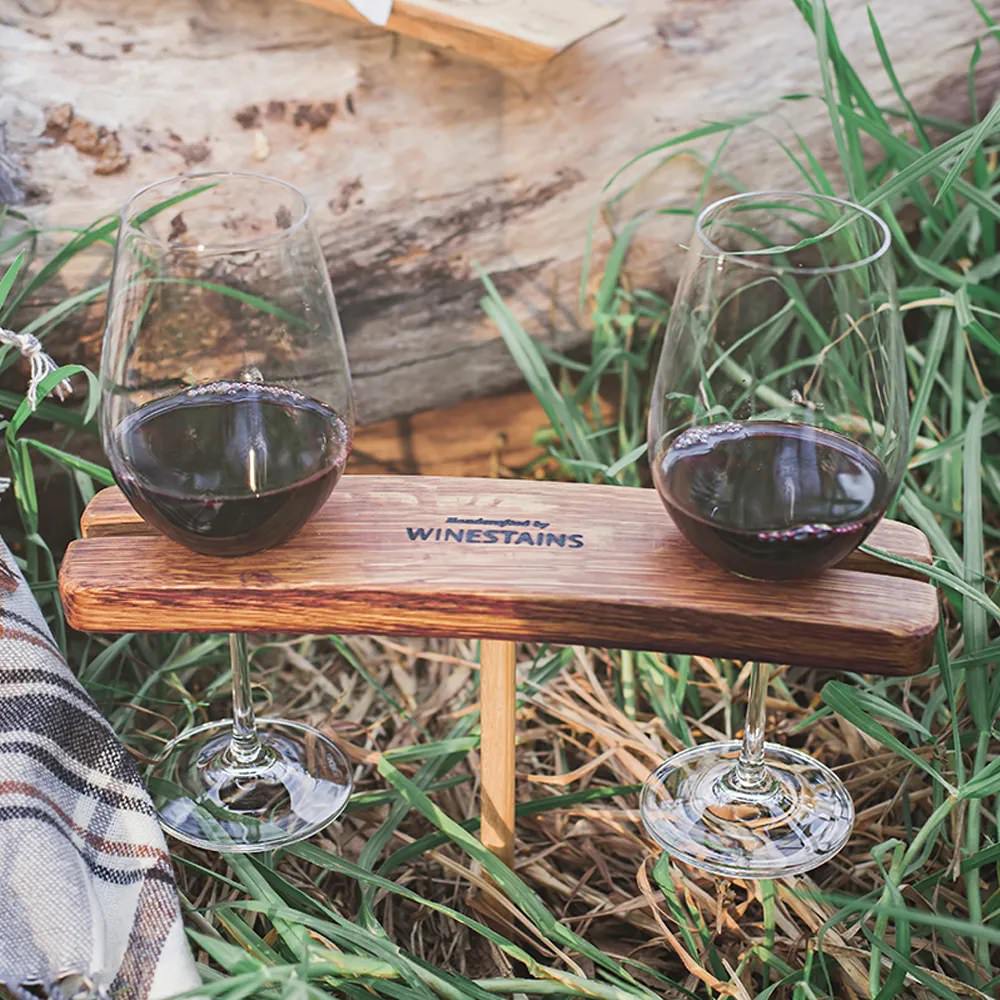Winestains double picnic stake