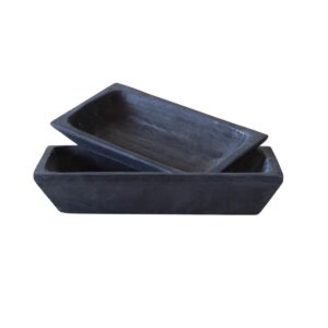 black timber tray