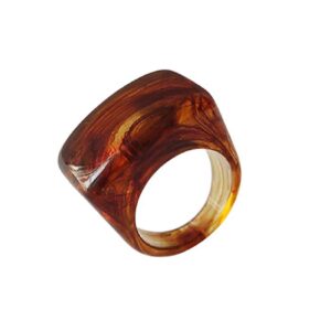 Brown Resin Ring