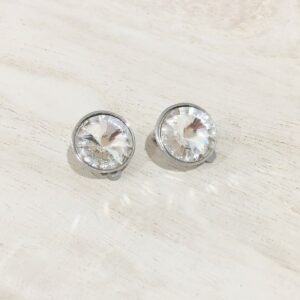 clip on earrings with Swarovski crystals