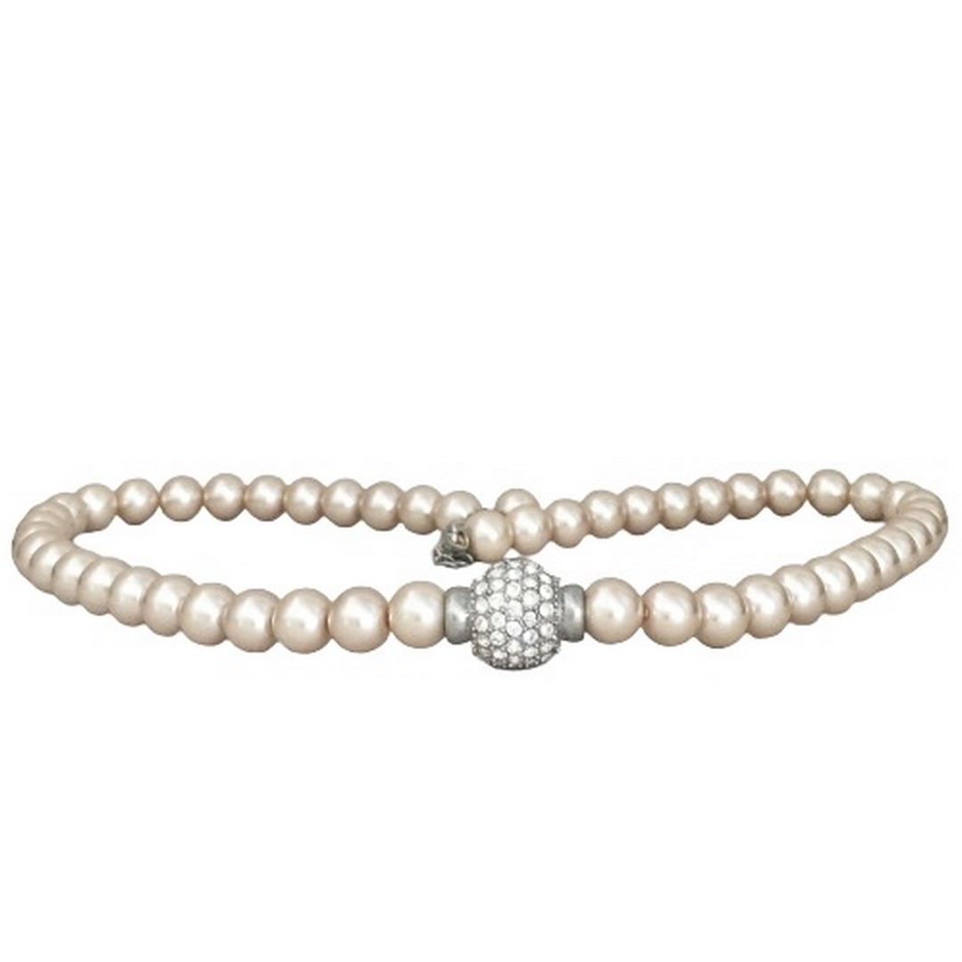 Fashion Pearl Choker Champagne - Image 4
