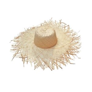 fringed sun hat