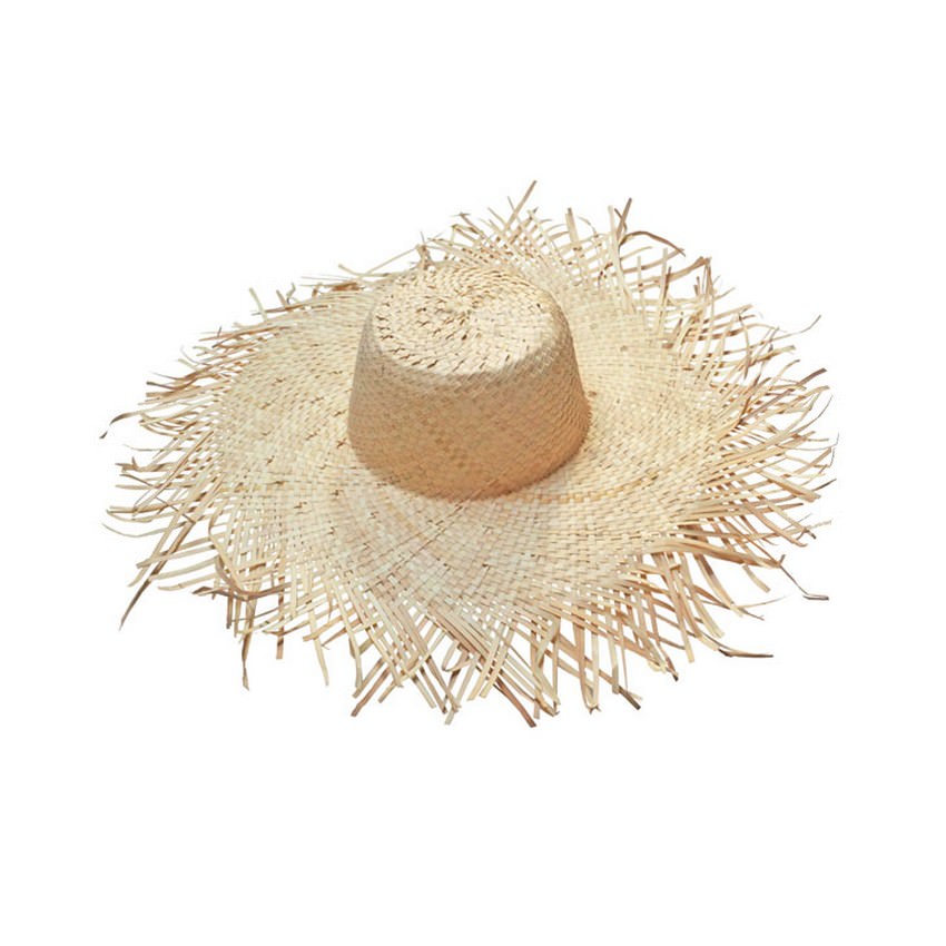 fringed sun hat