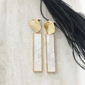 rectangle dangle earrings