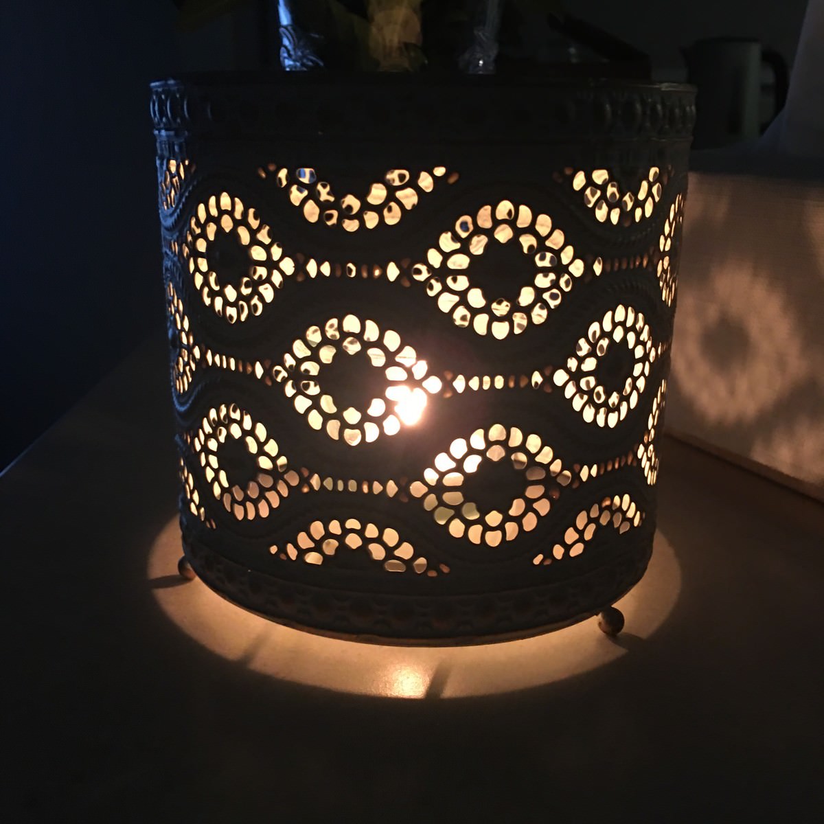 Moroccan Style Votive Candle Holder 3 13x12.5 - Image 4