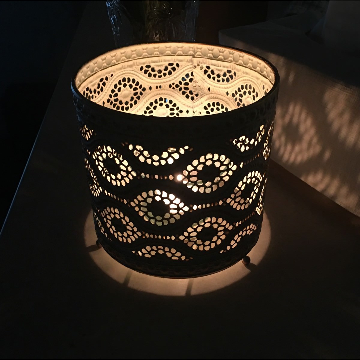 Moroccan Style Votive Candle Holder 3 13x12.5 - Image 5