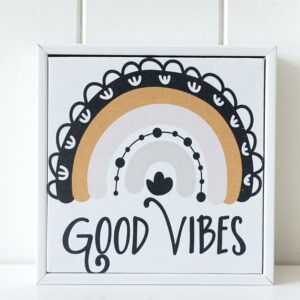 good vibes canvas
