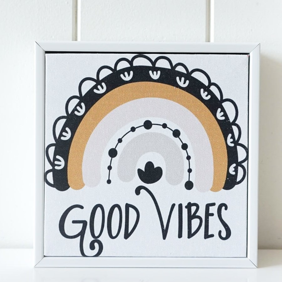 good vibes canvas