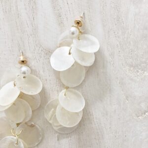 dangling shell earrings