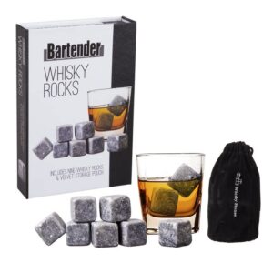 Bartender Whiskey Rocks set of 9