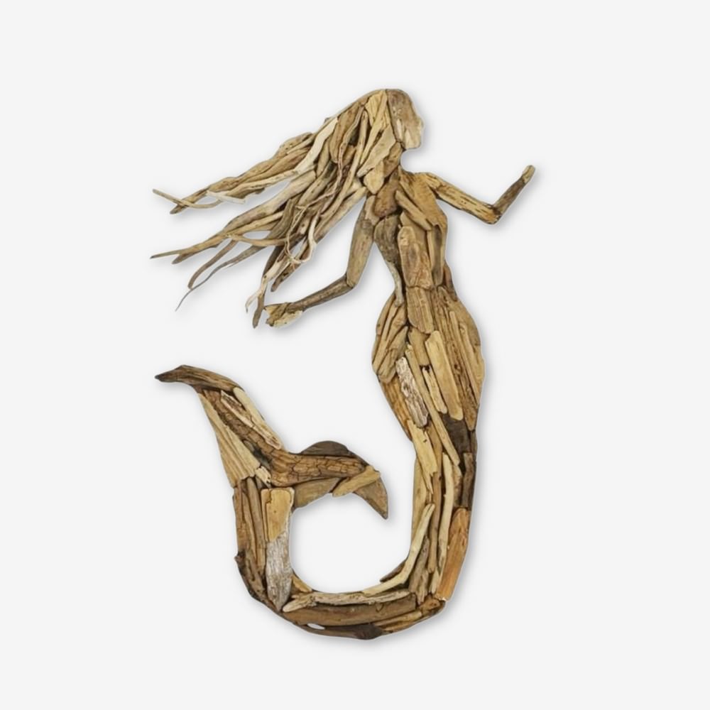 Driftwood Mermaid Wall Art - Image 3