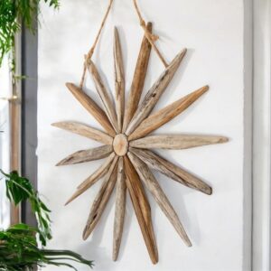 driftwood star wall hanging