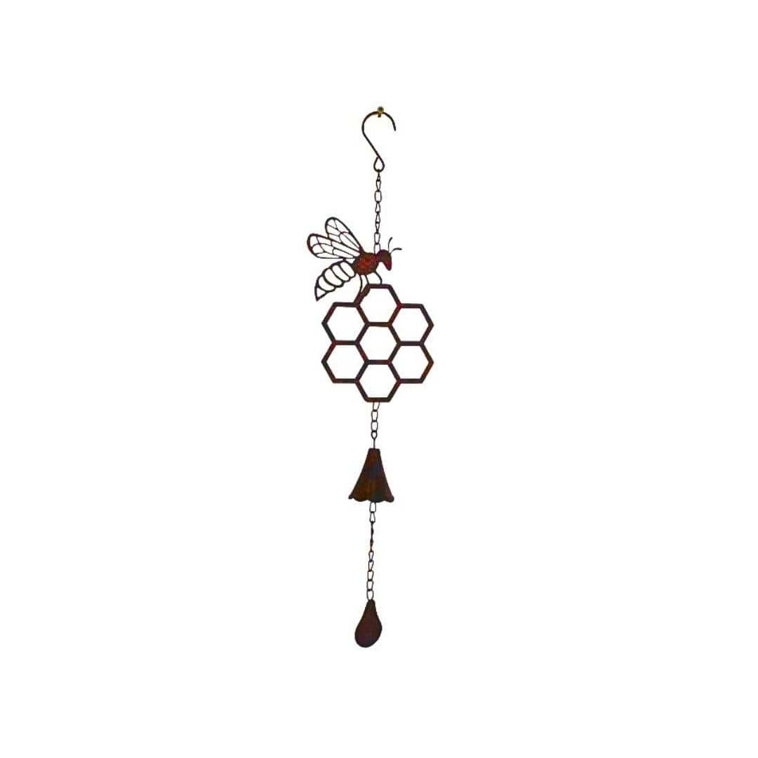 Bee Honeycomb Hanging Bell - Image 2