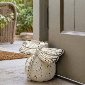 cement dragonfly door stop