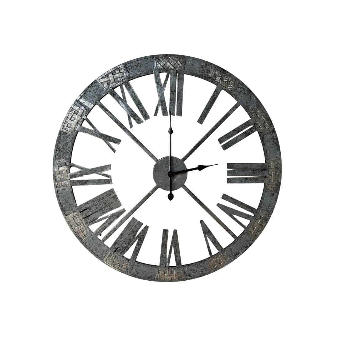 60cm open frame roman numeral wall clock