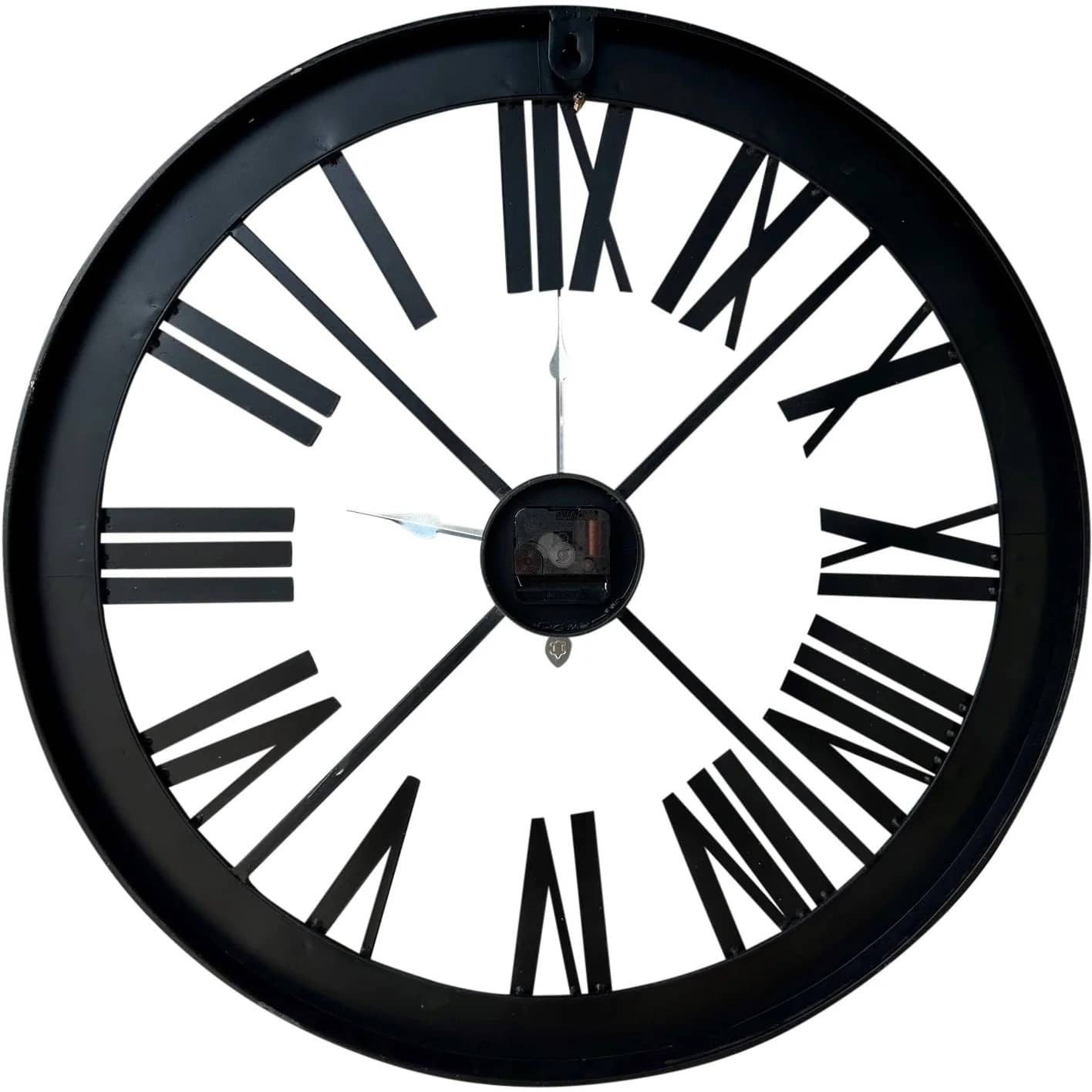 Rustic Roman Numeral Wall Clock - Image 4