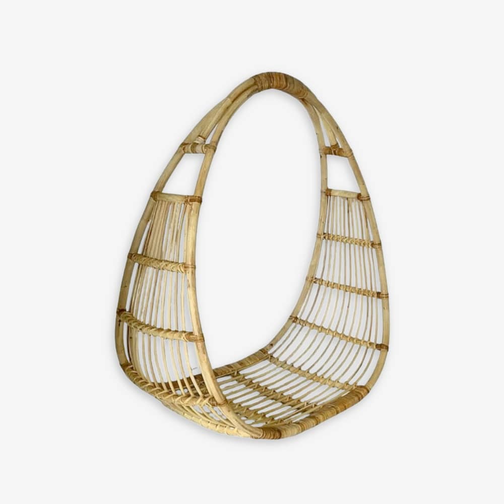 Teardrop Silhouette Rattan Swing - Image 3