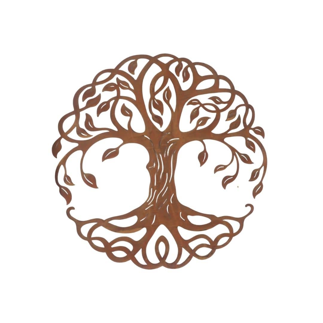 Rust Tree of Life Metal Wall Art - Image 2